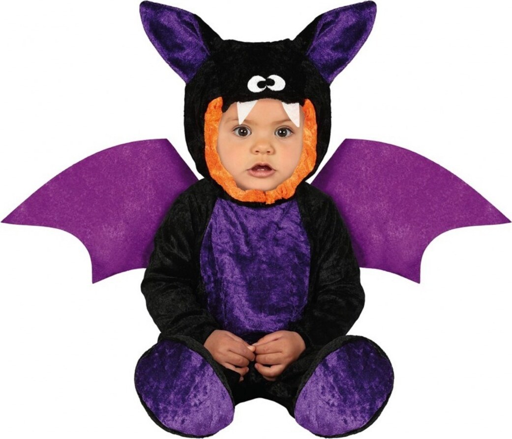 Guirca Costume Carnevale pipistrello viola travestimento neonato