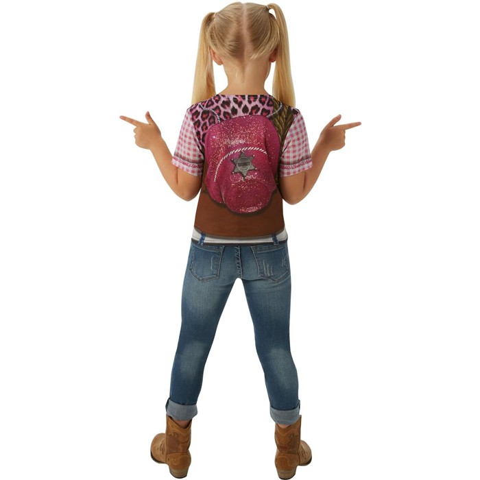 Rubie's Costume carnevale travestimento t-shirt cowgirl Halloween R  Taglia disponibile 3-4 anni