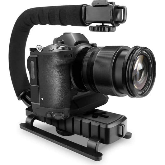 Stabilizzatore Staffa Per Fotocamera e Videocamera Supporto Portatile Maniglia