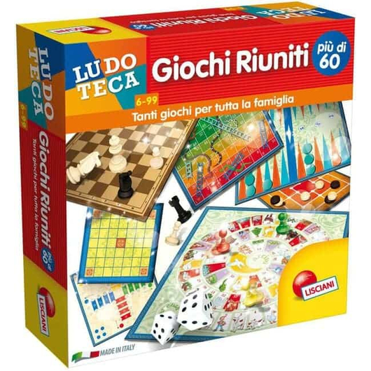 Giochi Riuniti Più di 60 Giochi Ludoteca Bambini Gioco da Tavolo di Società