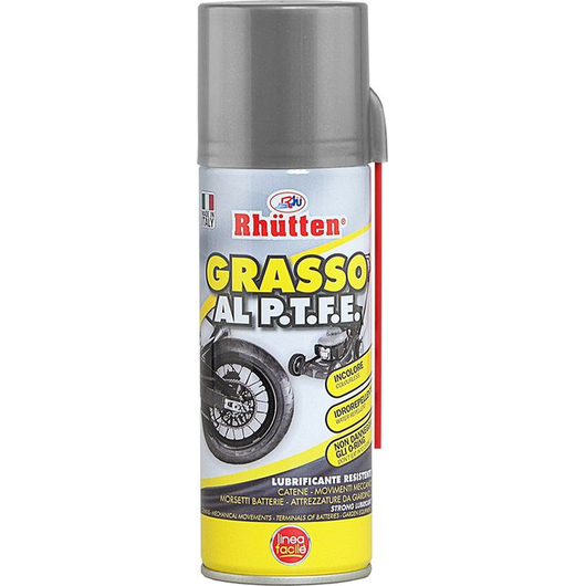 Grasso al PTFE Bomboletta Spray da 200 ml Lubrificante Antigrippante Motore