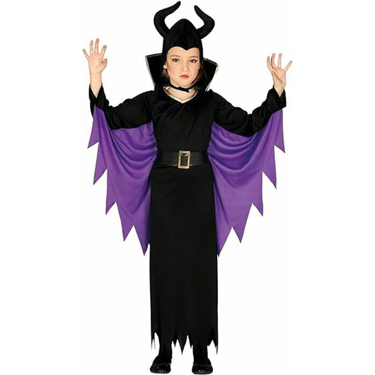 Costume Carnevale Malefica travestimento Disney per bambina 3-12 anni...