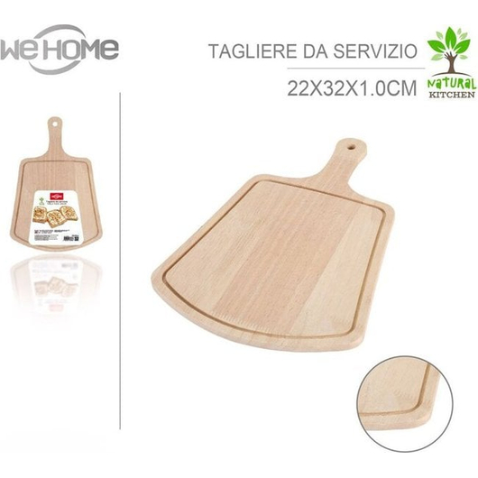 Tagliere in Legno con Manico da Cucina per Salumi Carne Formaggio Varie...