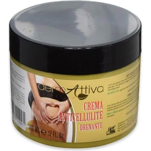 Crema drenante anticellulite trattamento gambe levigante con caffeina 500 ml