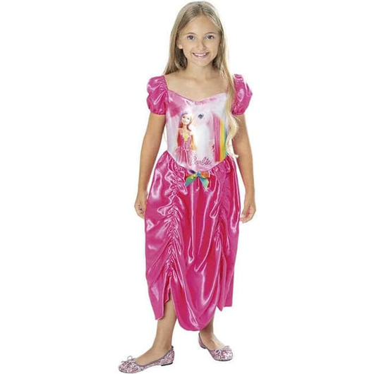 Costume Carnevale Barbie principessa cosplay bambina 3-10 anni festa scuola...