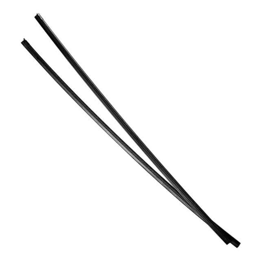 Coppia gommino per spazzola tergicristallo Nero 71 cm refill con rotaia 6,5mm