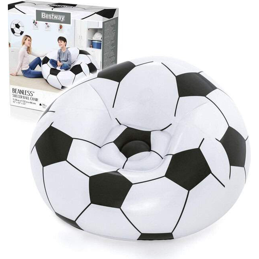 Poltrona Pallone Da Calcio Poltroncina Soccer 114x112x66cm Sedia Bestway 75010