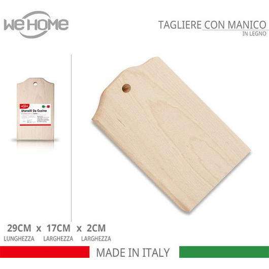 Tagliere Rettangolare in Legno di Faggio Salumi Formaggi Vassoio Varie Misure...