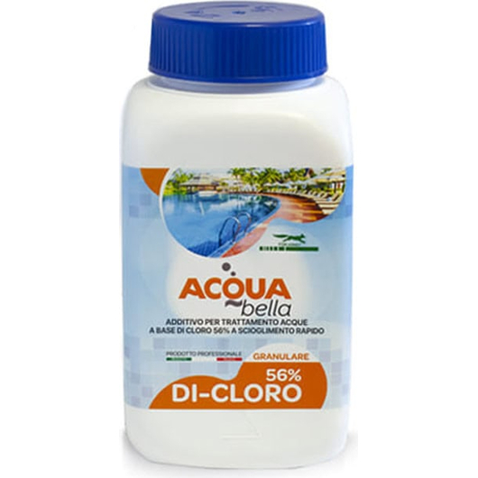 Dicloro Granulare al 56% Per acqua piscina rapida dissoluzione 1KG Disinfettante