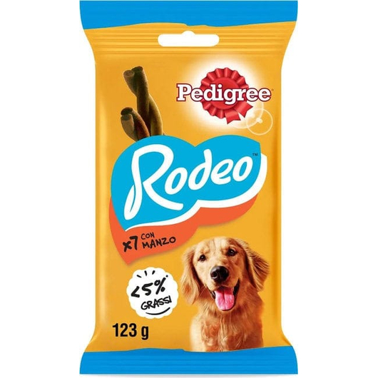 Pedigree Rodeo: Snack Saporiti e Masticabili al Gusto di Manzo per Cani...