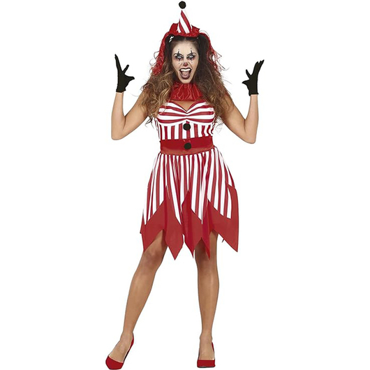 Costume clown assassino per Halloween e Carnevale, spaventoso e originale....