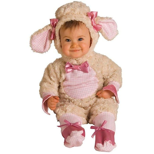 Costume Agnellino Bambino 1-2 anni - Tuta Intera con Copricapo, Perfetto per...