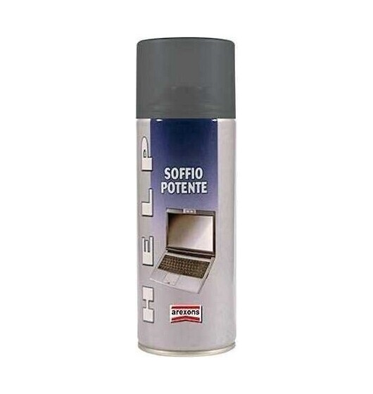 Help Soffio Potente Bomboletta Spray Aria Compressa 400 ml Pulizia Tastiera PC