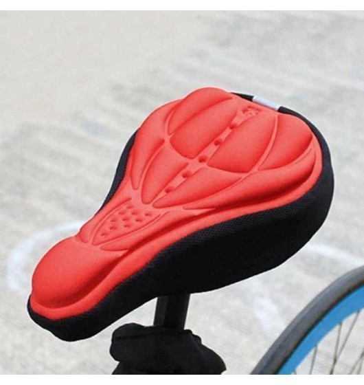 Copri sellino bici morbido traspirante gel design ergonomico anti slittamento