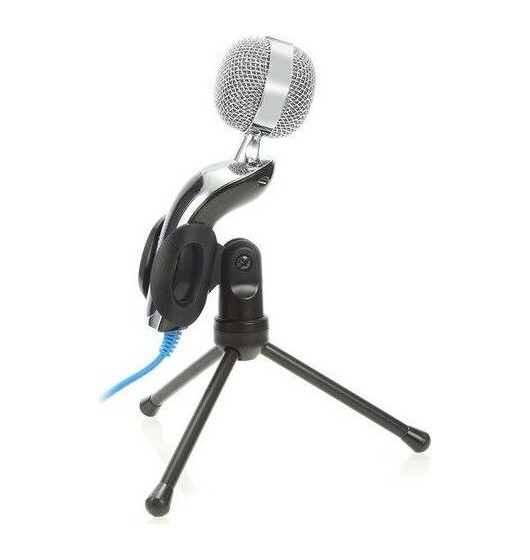Microfono A Condensatore USB SF-922 Supporto Treppiedi 1.5 Metri 4.5V 180 gradi