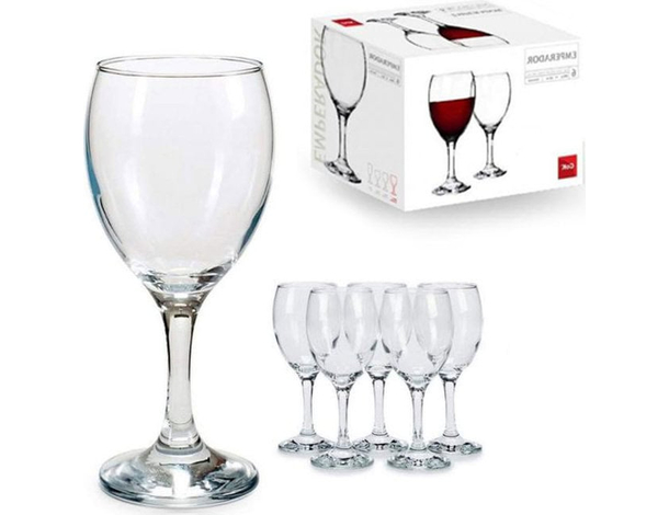 Bicchieri Calice Vino Rosso Bianco Set da 6, 470 ml degustazione Lavastoviglie